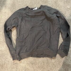 Parachute grey waffle PJ top